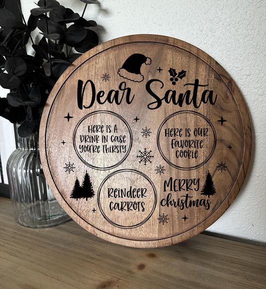 Dear Santa Serving Tray